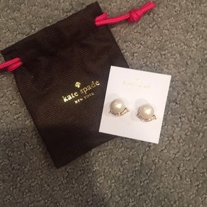 Kate Spade Pearl and Crystal Earrings